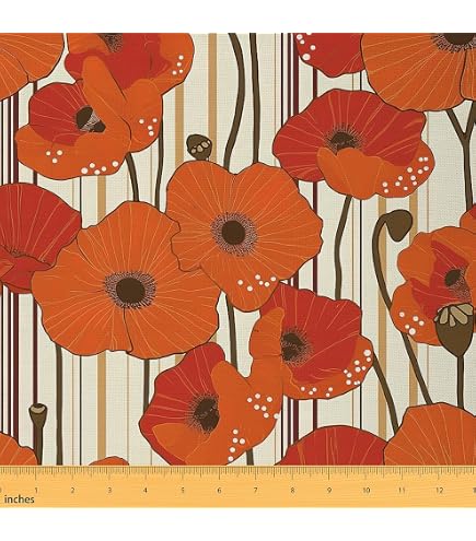 Amazon.com: QT Fabrics Carnivale Floral Geometric White/Multi
